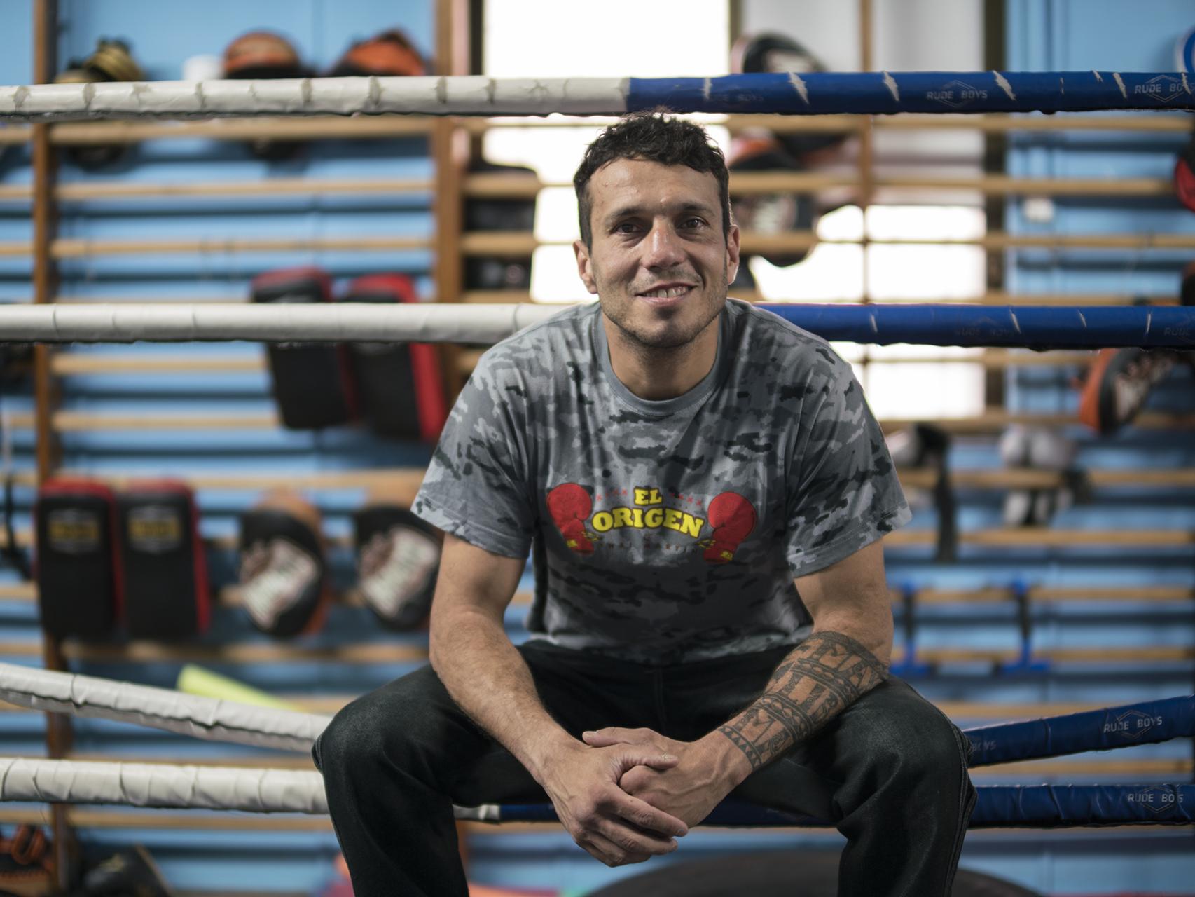 Pablo Navascués entrenando